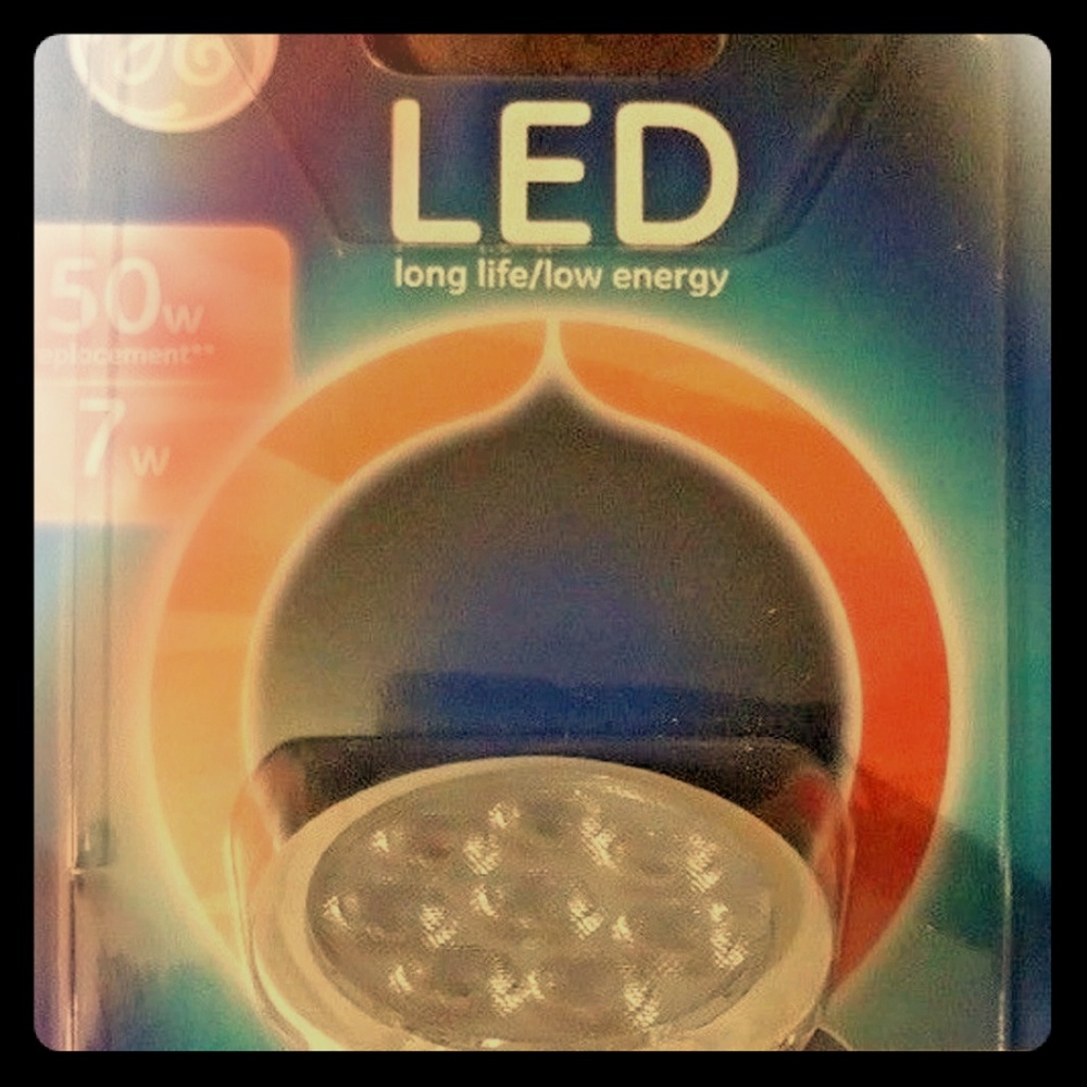 GE Bright White Light Bulb 50w LED Brand New